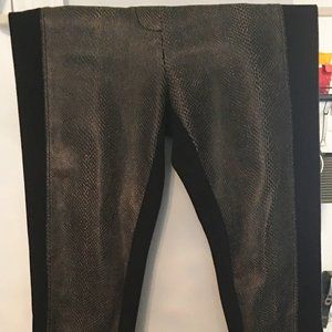 BCBG MAX AZARIA PYTHON LEGGINGS